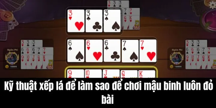 Kỹ thuật xếp các lá theo sảnh 3 đao siêu chuẩn xác